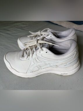 Asics White Low-Top Everyday Comfort Lace-Up Sneakers 👟